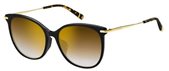 Max Mara Mmneedleixfs 0807 00Black (JL brown ss gold lens) sunglasses