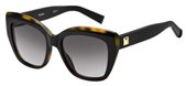 Max Mara Prism I/S 0UVP EU Black Dark Tortoise Black sunglasses