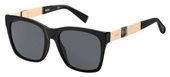 Max Mara Stone I/S 0YA2 IR Black Red Gold sunglasses