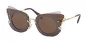 Miu Miu MU02SS VA68C1 LILAC/YELLOW sunglasses