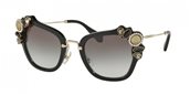 Miu Miu MU03SS 1AB0A7 black grey gradient sunglasses