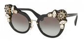 Miu Miu MU04SS 1AB0A7 black grey gradient sunglasses