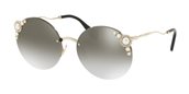 Miu Miu MU52TS VW75O0 gold/gradient grey mirror silver sunglasses