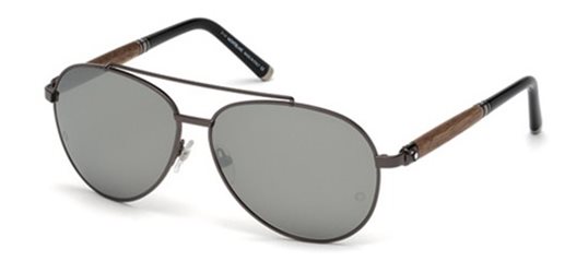 Mont Blanc MB518S 08C Dark Gunmetal Sunglasses