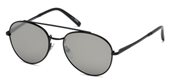 Mont Blanc MB605S 02C	matte black / smoke mirror sunglasses