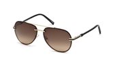 Mont Blanc MB643S 32F gold gradient brown sunglasses