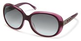 Moschino MO569 Swarovski (03) Violet/ShinyLight Ruthenium/BurgundyPearls/AmethystSwarovski/GradientGrey sunglasses