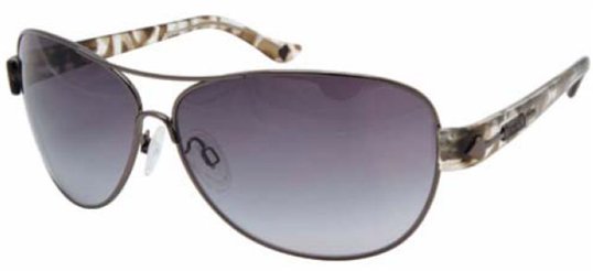 Moschino MO594 03 Black Red Smoke Sunglasses