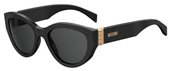 Moschino Mos 012/S 0807 Black (IR gray blue lens) sunglasses