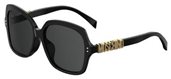 Moschino Mos 014/F/S 0807 Black (IR gray blue lens) sunglasses