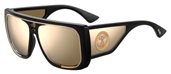 Moschino Mos 021/S 0807 Black (SQ multilayer gold lens) sunglasses