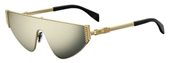 Moschino Mos 022/S 0J5G Gold (UE gray ivory mirror lens) sunglasses
