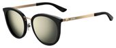 Moschino Mos 045/F/S 0807 Black (UE gray ivory mirror lens) sunglasses