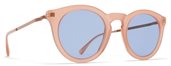 Mykita MERIWA C46 Rhubarb Sorbet/Shiny Copper / Sky Blue Solid sunglasses