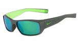 Nike BRAZEN R EV0758 (003) MCRY GRY/FL LM/GRY w/ML GRN MR sunglasses