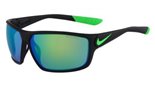 Nike NIKE IGNITION R AF EV0908 003 MT BLK/POI GRN/GRY W/ ML GREEN sunglasses
