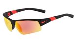 Nike SHOW X2-XL R EV0808 (041) MT BLK/LT CRMSN/GRY w/ML RD MR sunglasses