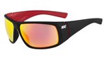 Nike Wrapstar R EV0814 069 Matte Black/Gym Red Grey W/Ml Red Flash Lens sunglasses