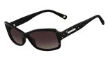 Nine West NW518S 001 Solid Black sunglasses