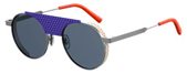 Oxydo O.no 2.4 0B88 Blue Silver (A9 blue mirror shaded gold lens) sunglasses