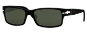 Persol PO2803S 95/58 Black/CrystalGreen Polarized sunglasses