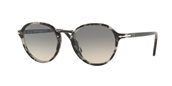 Persol PO3184S 106332 havana/clear gradient grey sunglasses