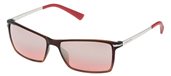 Police S1957 ABRM red shaded beige/red shaded silver mirror sunglasses