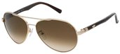 Police S8640M Gold Brown Gradient Brown Lens 0300 sunglasses