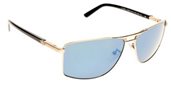 Police S8848 349B Gold Black/Blue sunglasses
