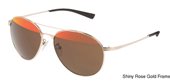 Police S8953V Shiny Rose Gold Frame sunglasses