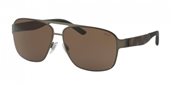 Polo PH3105 912573 MATTE BROWN brown sunglasses
