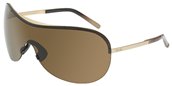 Porsche 8525 Matte Gold, Brown Pattern sunglasses