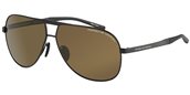Porsche 8657 A Black / Brown sunglasses