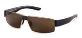 Porsche P8529 B/V603 Matte Light Gold Black/Brown sunglasses