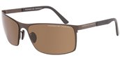 Porsche P8566 D Brown Sunglasses