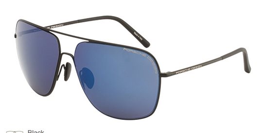 Porsche P8607 A Black Sunglasses