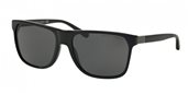 Ralph Lauren RL8152 500187 black dark gray sunglasses