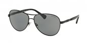 Ralph RA4117 318087 black grey solid sunglasses