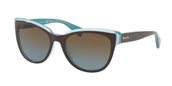 Ralph RA5230 16471F brown/brown blue gradient polarized Sunglasses