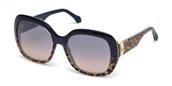 Roberto Cavalli RC1041 CECINA CECINA 92X blue/other / blu mirror sunglasses
