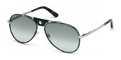 Roberto Cavalli RC1042 CERRETO CERRETO 16P shiny palladium / gradient green sunglasses