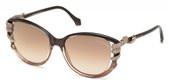 Roberto Cavalli RC972S 50G	dark brown/other / brown mirror sunglasses