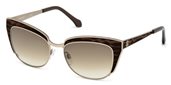 Roberto Cavalli RC973S 34F	shiny light bronze / gradient brown sunglasses
