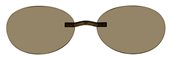 Silhouette Clips 5076 7552 Brown Pol sunglasses