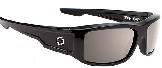 Spy Colt Black Happy Lens Polar w/ black mirror Sunglasses