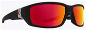 Spy DIRTY MO 670937973793 Soft Matte Black - Happy Rose w/ Red Spectra Mirror  sunglasses