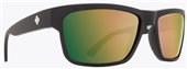 Spy FRAZIER 673176973763 SOFT MATTE BLACK - HAPPY ROSE POLAR w/GREEN GOLD SPECTRA MIRROR sunglasses