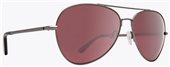 Spy WHISTLER 673424592791 MATTE GUNMETAL - HAPPY ROSE POLAR w/ LIGHT SILVER SPECTRA MIRROR sunglasses