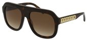 Stella McCartney SC0065S 002 BROWN GRADIENT sunglasses