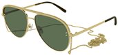 Stella McCartney SC0165S 001 GREEN sunglasses
